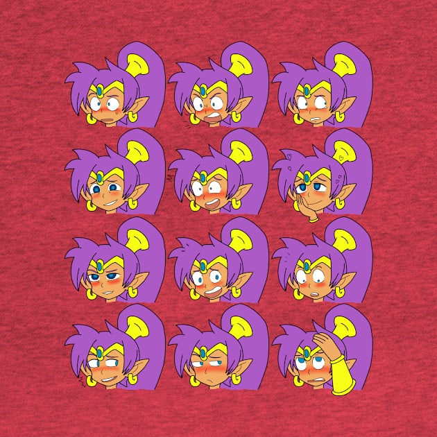 Shantae Expressions by Lyondor